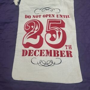 Christmas Holiday Decor Bag